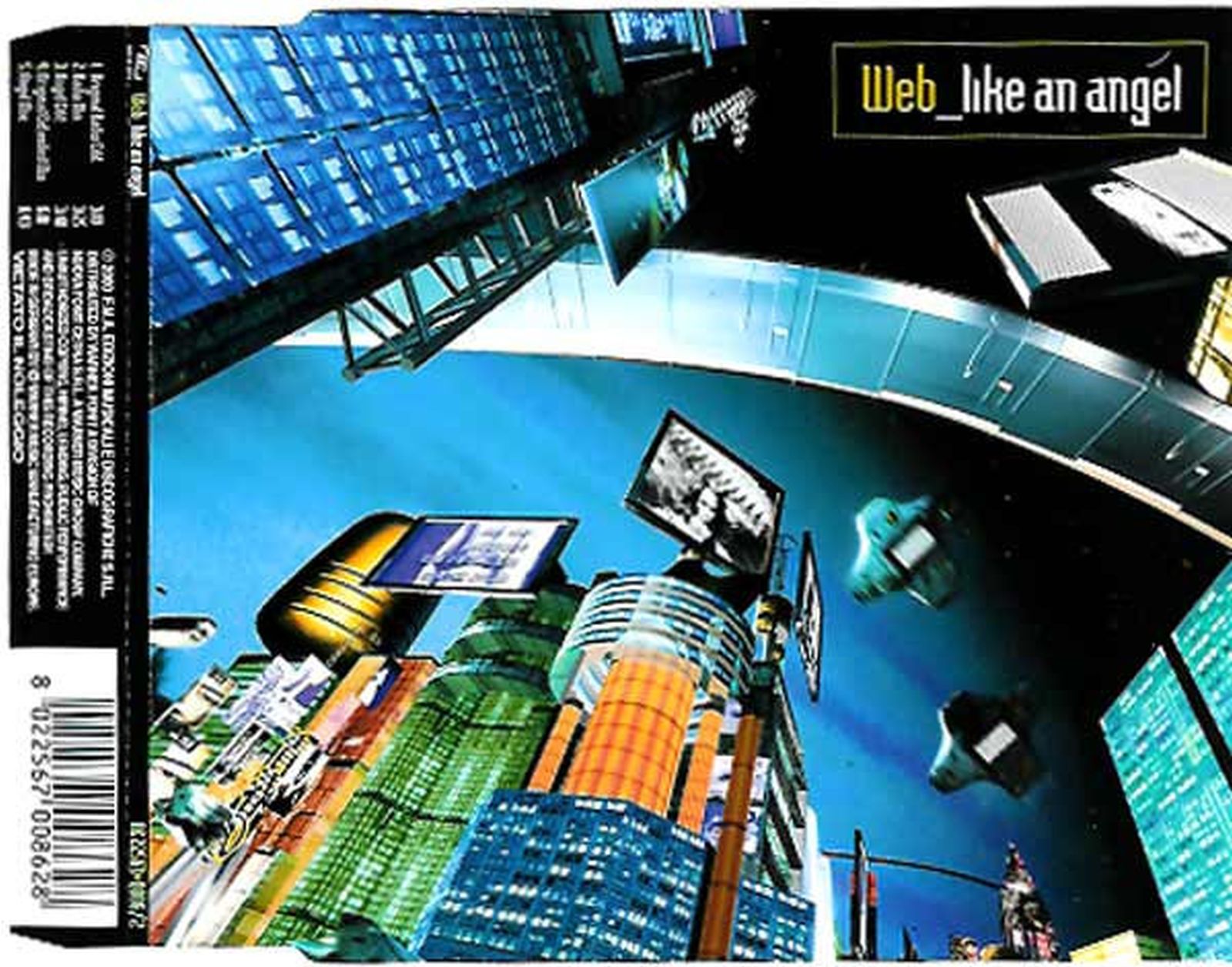 Web Like An Angel CD, Maxi No Colors – NC 22567-0086/2 Italy 2000 NM/NM