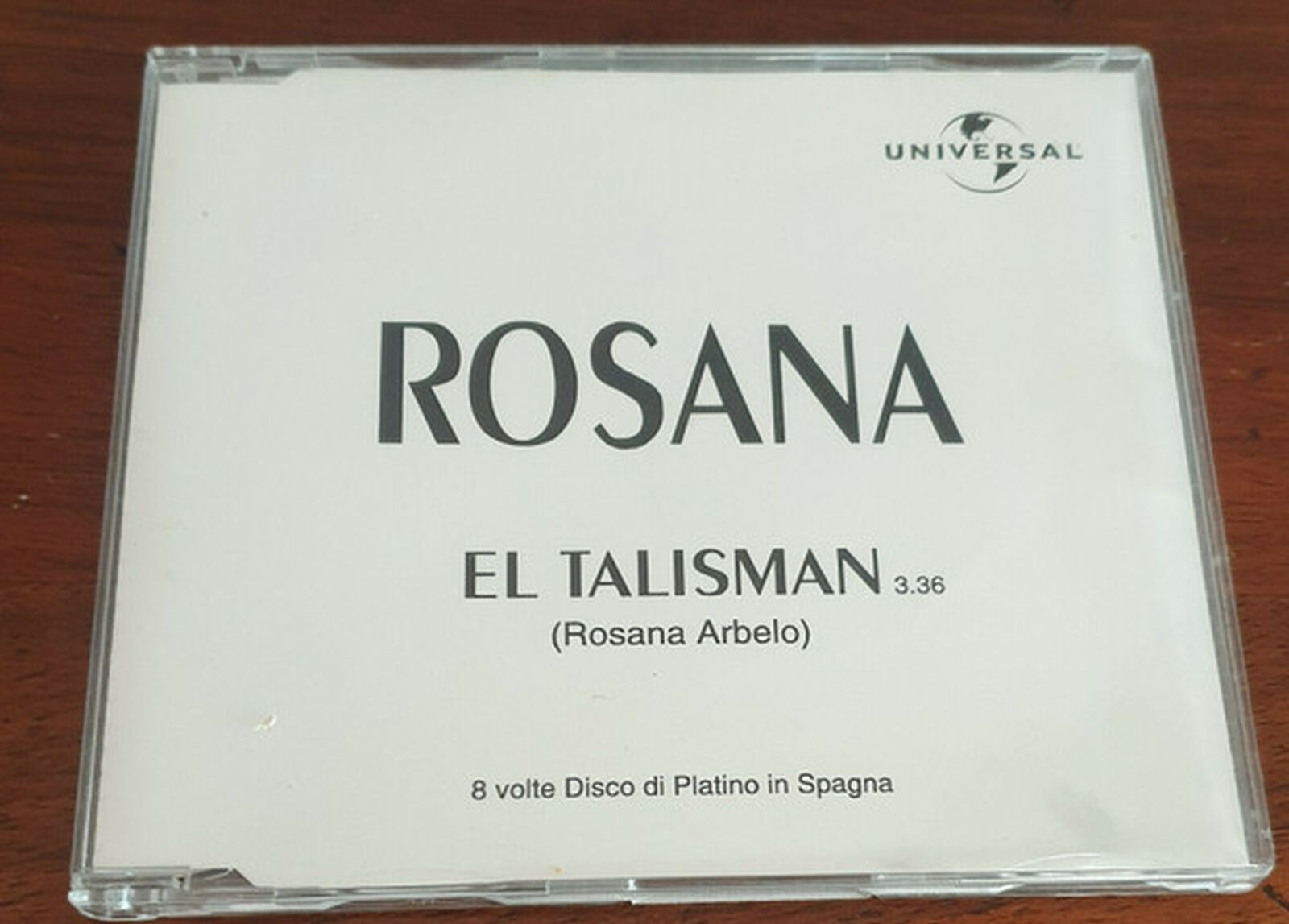 Rosana El Talisman CD, Single, Promo Universal – UMD 77515 Italy nd VG+/VG+