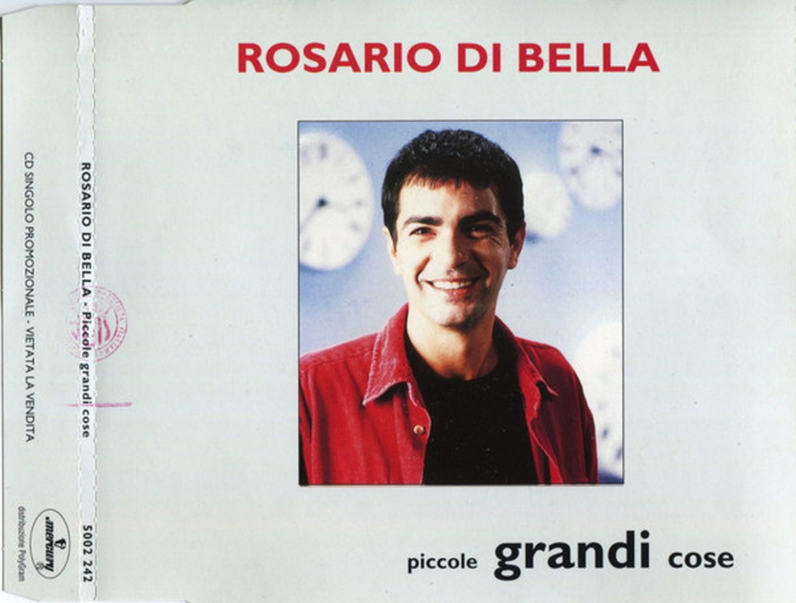 Rosario Di Bella Piccole Grandi Cose CD, Single, Promo Mercury – 5002 242 Italy 1995 VG+/VG+